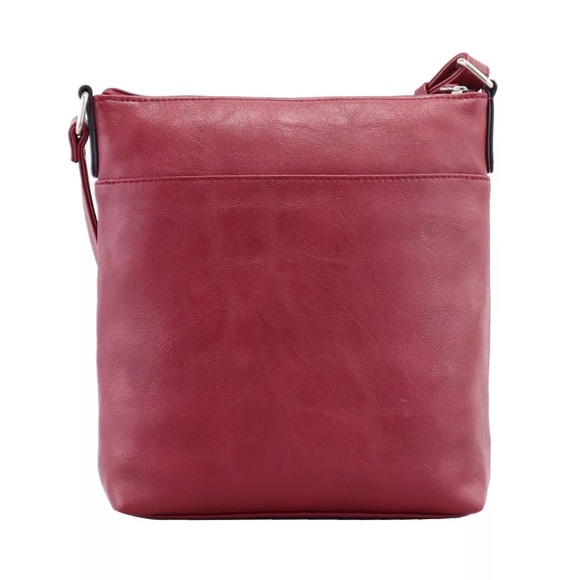 Perfect Size & Shape Crossbody Dark Cherry in Very Good Condition! - Picture 2 of 13